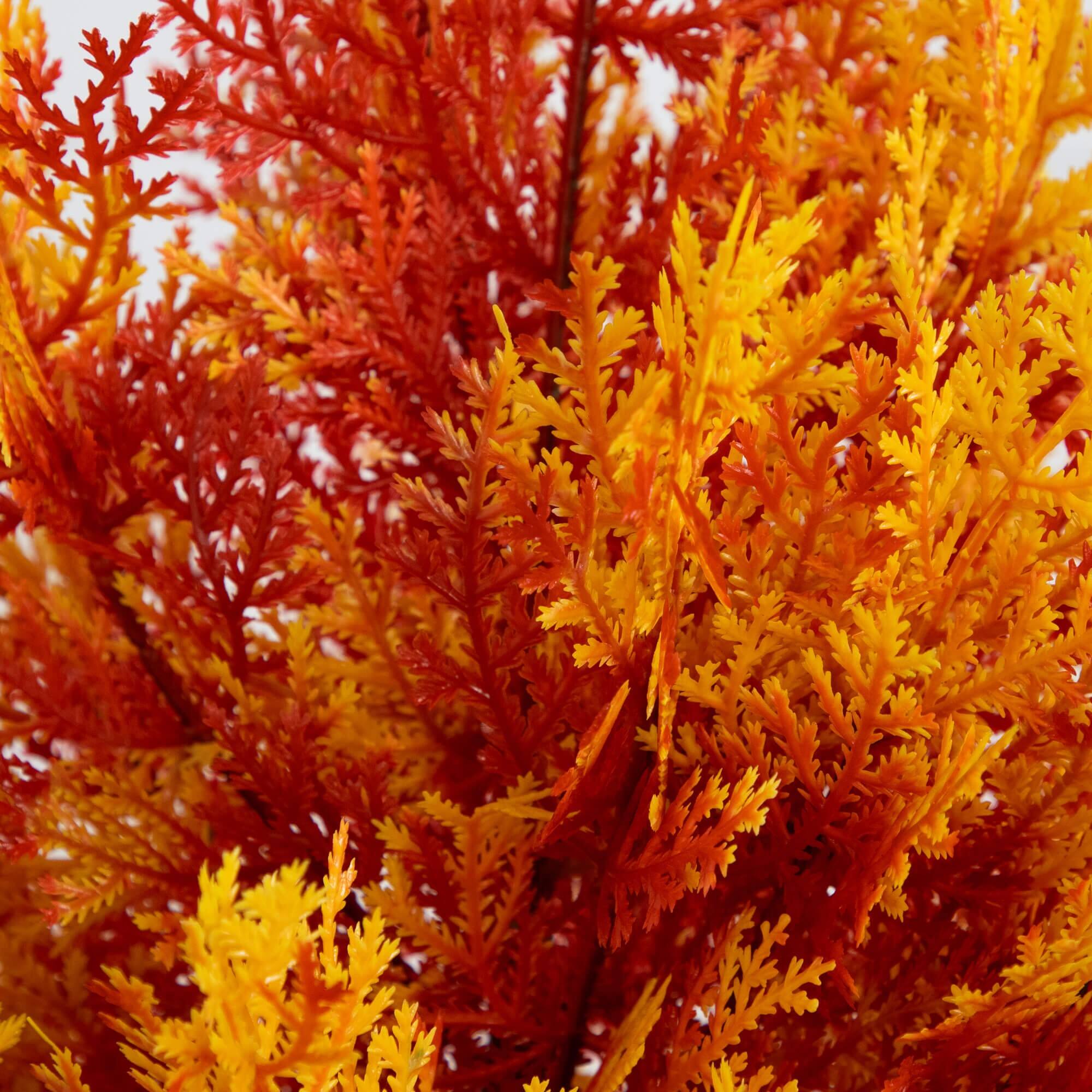 3ft. UV Resistant Autumn Artificial Fall Cedar Tree (Indoor/Outdoor)